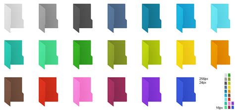 Windows 10 coloured folder icons by ABS96 on DeviantArt