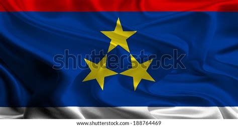 Flag Province Vojvodina Serbia Stock Illustration 188764469