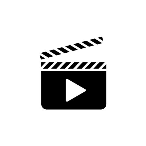 Video, Play, Film, Player, Movie Solid Icon Vector Illustration Logo ...