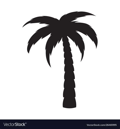 Simple Palm Tree Silhouette - Palm Tree Silhouette Vector Photo Free ...