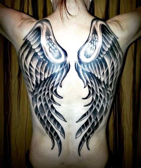 Top more than 71 back wings tattoo latest - in.coedo.com.vn