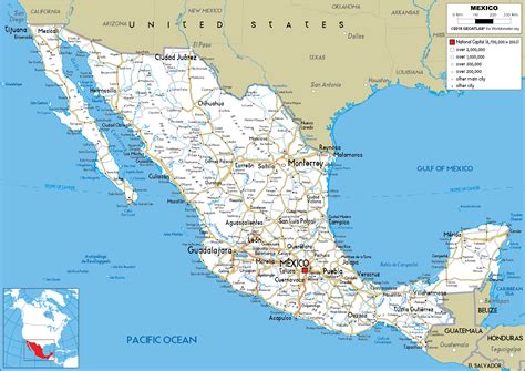 Where Is Mexico Map