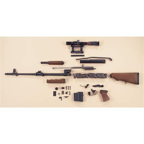 Used M76 Parts Kit with Cut Receiver, plus Magazine and Scope - 24387 ...