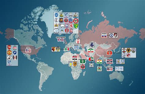 Epl Map Of Teams