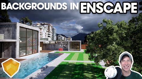 ADDING BACKGROUNDS IN ENSCAPE - Enscape Atmosphere Settings Tutorial ...