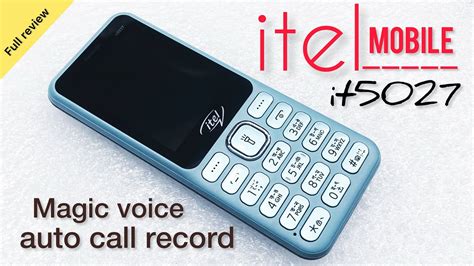 itel slim button phone | magic voice call mobile phone | itel it5027 ...