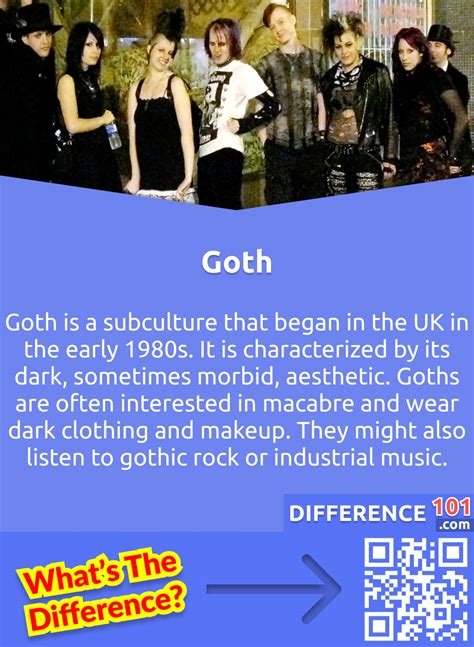 Emo vs. Goth: Key Differences, Pros & Cons, Similarities | Difference 101