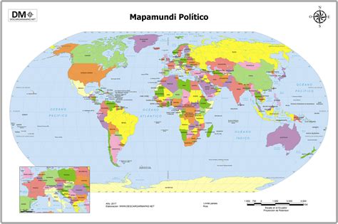 8 Ideas De Mapas Mapa Politico Del Mundo Planisferios Mapamundi Con ...