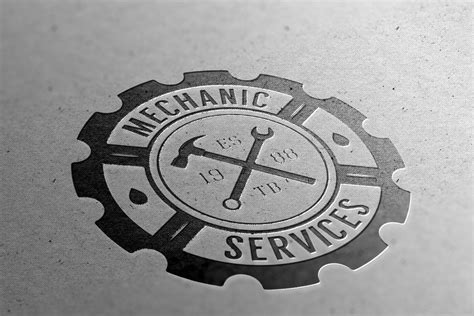 Set of vintage mechanic logos | Mechanics logo, Mechanic logo design ...