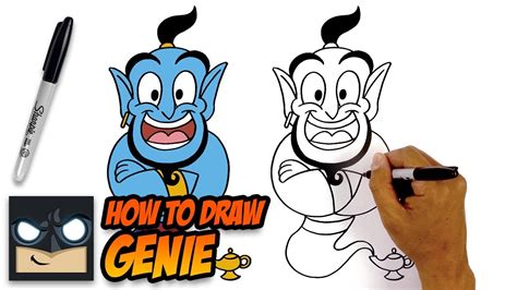 How To Draw Genie From Aladdin - Permissioncommission