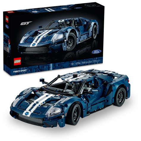 LEGO Technic 2022 Ford GT 42154 Car Model Kit for Adults to Build, 1:12 ...