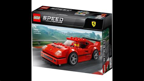 LEGO Ferrari F40 speed build - YouTube