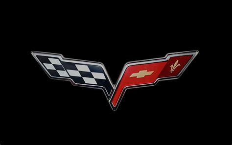 2005-Chevrolet-Corvette-Crossed-Flags-logo - CorvetteForum