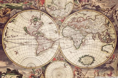 Antique World Map Wallpaper (39+ images)