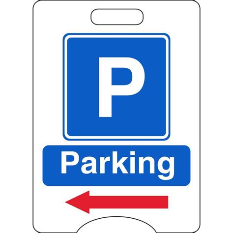 Parking Left Free Standing Parking Signs | Free Standing Safety Signs