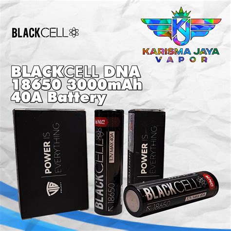 Blackcell Dna18650 3000mah Battery – Your Vapor Shop