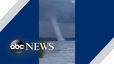 Giant waterspout forms over lake in Canada - INBV News