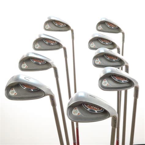 Ping G10 Iron Set 5-W,U,S,L Blue Dot TFC 169 Stiff Flex Right-Handed ...