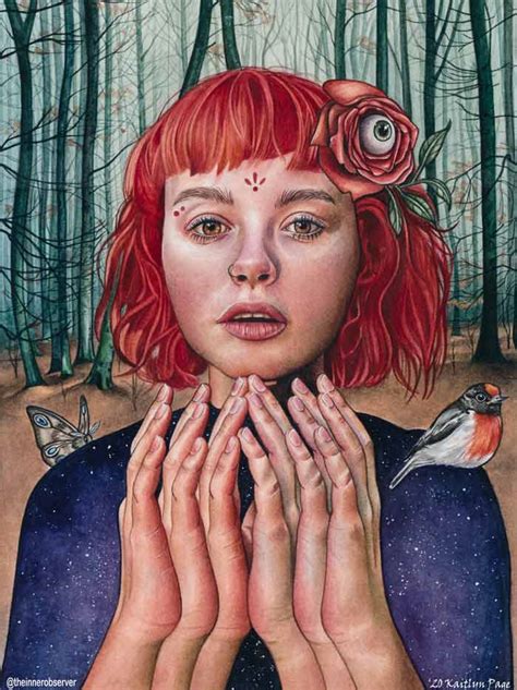 Amazing Surrealism Portrait Paintings by Kaitlyn Page on Trendy Art Ideas