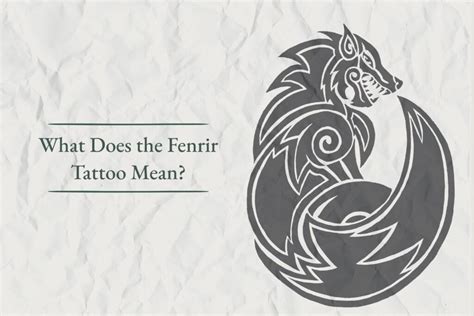 What Does the Fenrir Tattoo Mean? - Viking Style