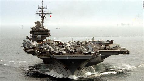 Kitty Hawk: US aircraft carrier, site of a 1972 race riot at sea, on ...