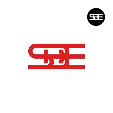 Letter SBE Monogram Logo Design 25752691 Vector Art at Vecteezy