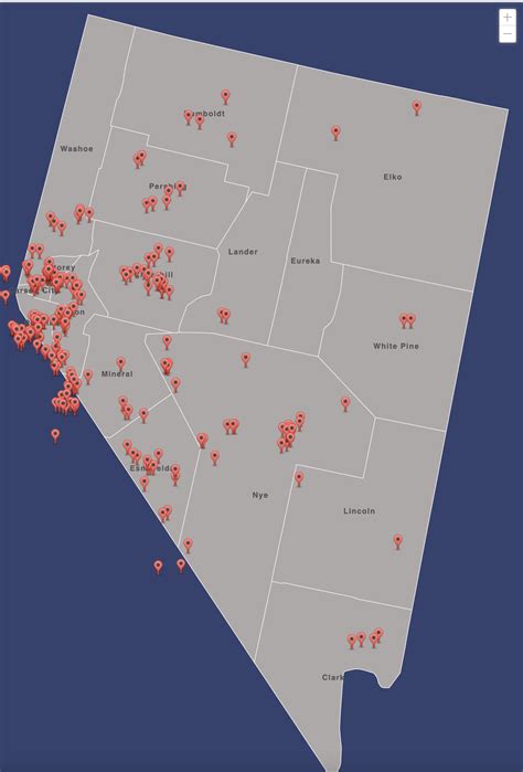 Map of Nevada Ghost Towns - NEVADA GHOST TOWNS & BEYOND