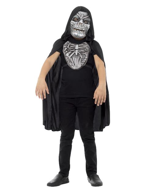 Grim Reaper Kit, Child, White, with EVA Mask & Chest Piece – R.Anson ...