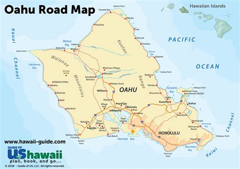 Printable Map Of Oahu Attractions - Printable Maps