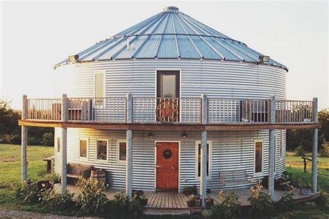 I wouldn't mind living in a grain silo home 😍 I just would need my ...