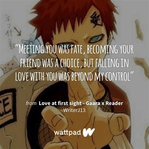 Love at first sight - Gaara x Reader - Why do you love me?! | Gaara ...