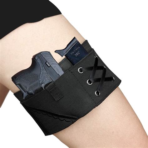 KOSIBATE Garter Holster, Thigh Holster for Women Lace Double Tactical ...