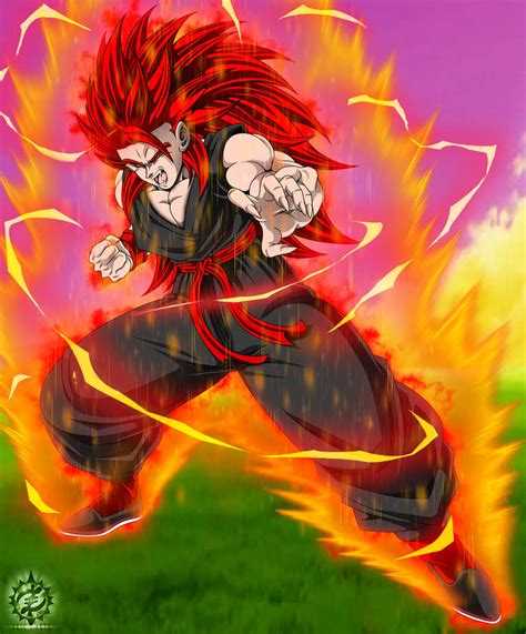 YAMCHA JR. SSJ-CRIMSON commission by ERIC-ARTS-inc on DeviantArt