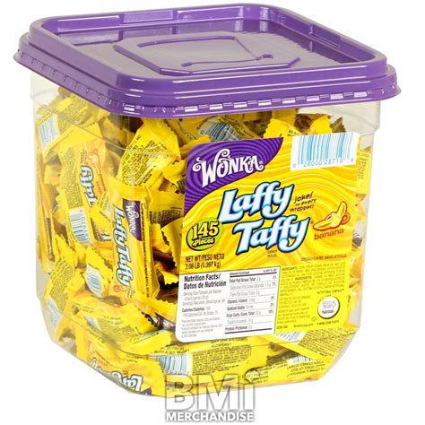 LAFFY TAFFY BANANA CANDY 145PC JAR