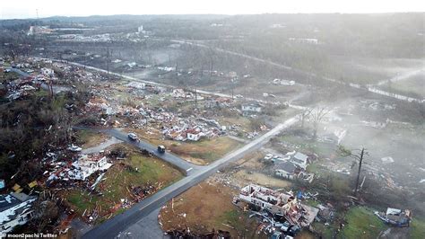 Aerial photos show aftermath of ‘surreal’ Alabama tornado that killed a ...