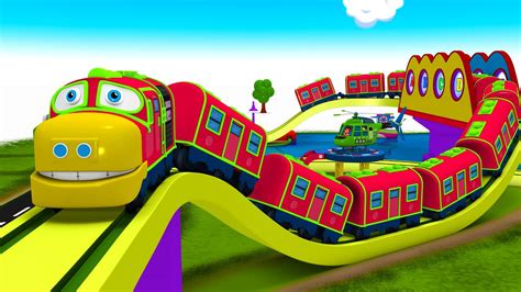 Choo Choo Chuggi Train - Red Chuggi Toy Train Cartoon Toy Factory - YouTube