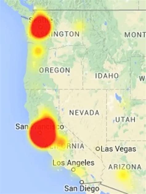 Internet Outage Map Live - Major ATT U-verse Internet Outage | From the ...