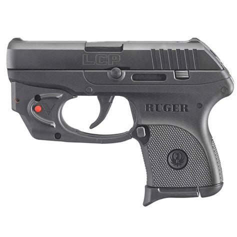 Ruger LCP Viridian Laser 380 Auto (ACP) 2.75in Black Pistol - 6+1 ...