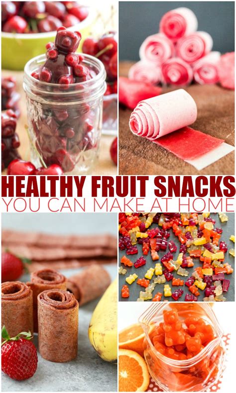 Healthy Fruit Snacks You Can Make At Home - Mamanista!