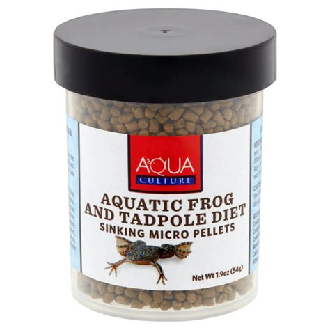 Aqua Culture Aquatic Frog & Tadpole Diet Sinking Micro Pellets, 1.9 Oz ...