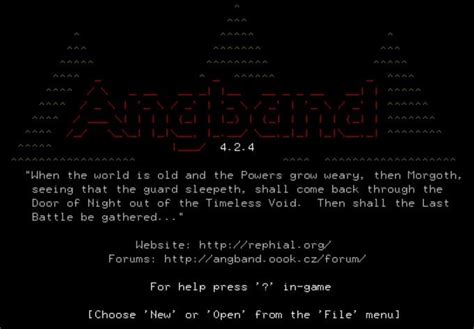 @Play: A Reintroduction to Angband : r/roguelikes