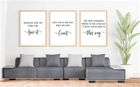 Motivational Quotes for Office Wall, Printable Quotes Inspirational ...