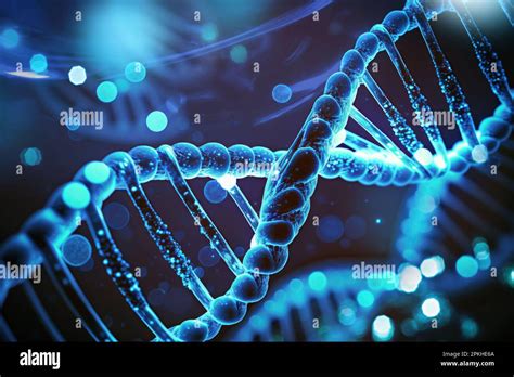 Biotechnology DNA structure of Human cell biology DNA strands molecular ...