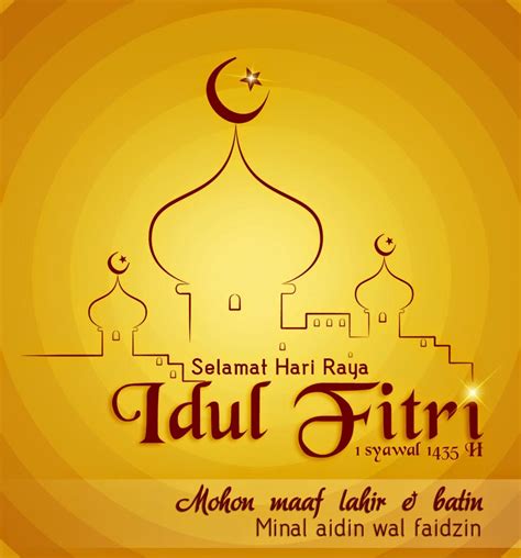 GAMBAR KARTU UCAPAN SELAMAT HARI RAYA IDUL FITRI 1435 H / 2014 ...