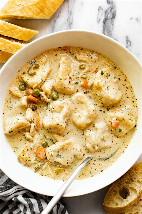 One Pot Chicken Dumpling Soup (with refrigerated biscuit dough ...