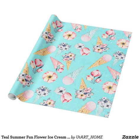 Ice Cream Cone Wrapping Paper | Zazzle