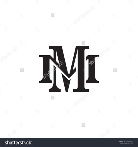 Letter M M Monogram Logo Stock Vector (Royalty Free) 328893818 ...