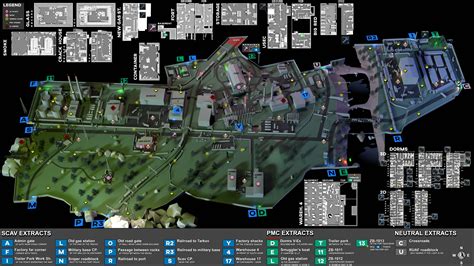 Escape from tarkov maps extraction points - qustassist