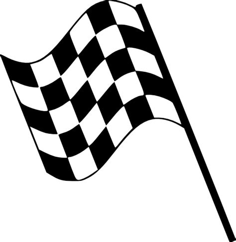 Checkered Flag Clip Art at Clker.com - vector clip art online, royalty ...