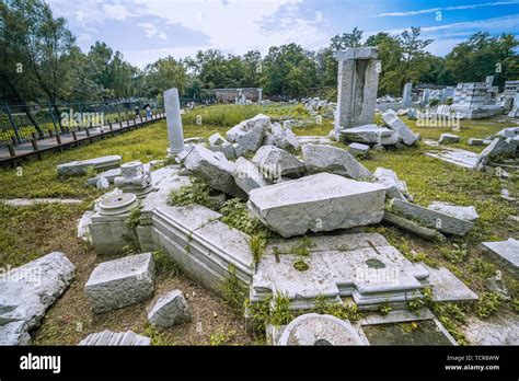 Scenery of the ruins of Yuanmingyuan, Beijing Stock Photo - Alamy